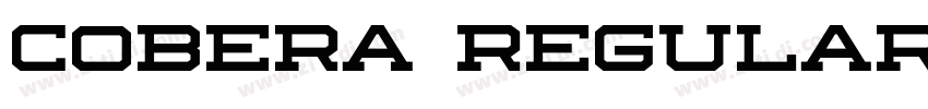 Cobera Regular字体转换